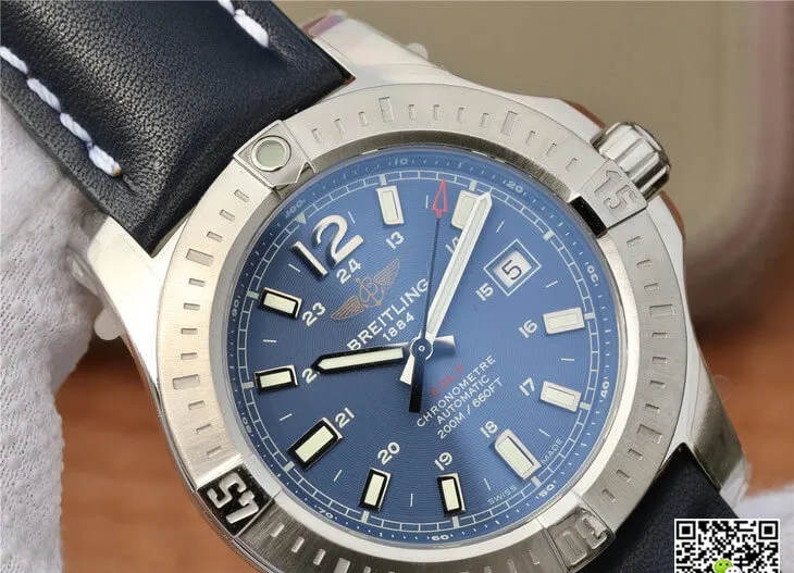 Breitling Colt Automatic A1738811 C906 105X A20BA.1 GF Factory 1:1 Best Edition Replica Watch Blue Strap